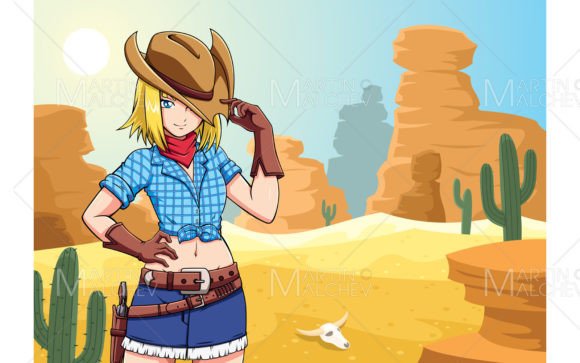 Anime Cowgirl in Desert Embroidery Review