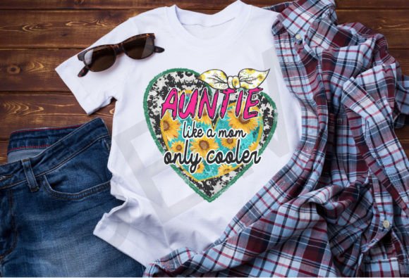 Auntie Like a Mom Only Cooler Png, Weste Review
