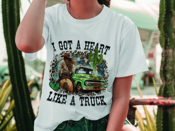 Heart Like a Truck Png, Country PNG