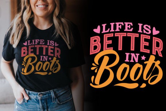 Life is Better in Boots Embroidery Review
