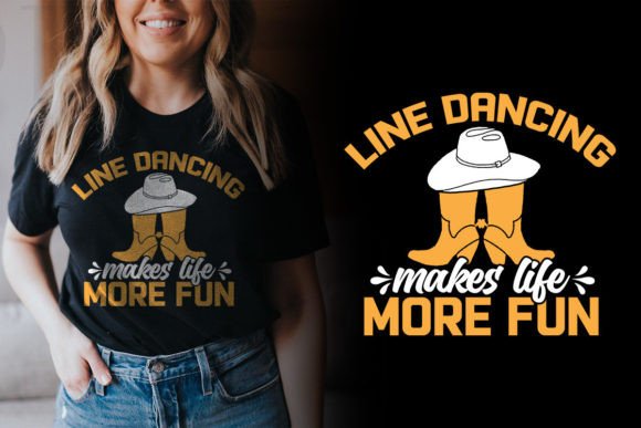 Line Dancing Makes Life More Fun Shirt Review