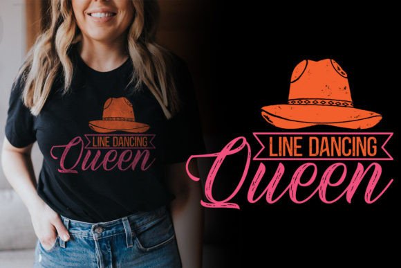Line Dancing Queen T-shirt Design Review