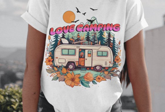 Love Camping Png Review for Embroidery