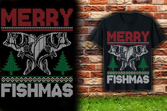 Merry Fishmas Jumper Vector Review