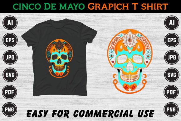 Mexican Skull Shirt, Sugar Skull Shirt