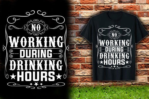 No Work During Drinking Hours Embroidery Review